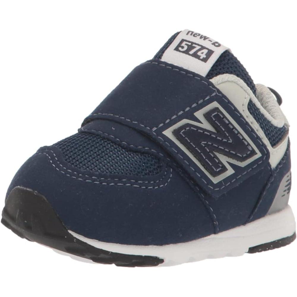 image:imageNew Balance Baby Boys 574 Newb HookandLoop SneakersNb NavyWhite