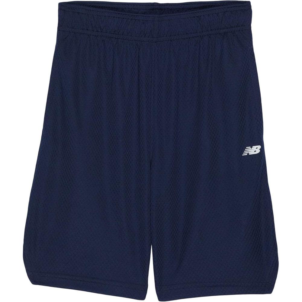 image:imageNew Balance Boys Performance Honeycomb Mesh Shorts Big KidsNatural Indigo