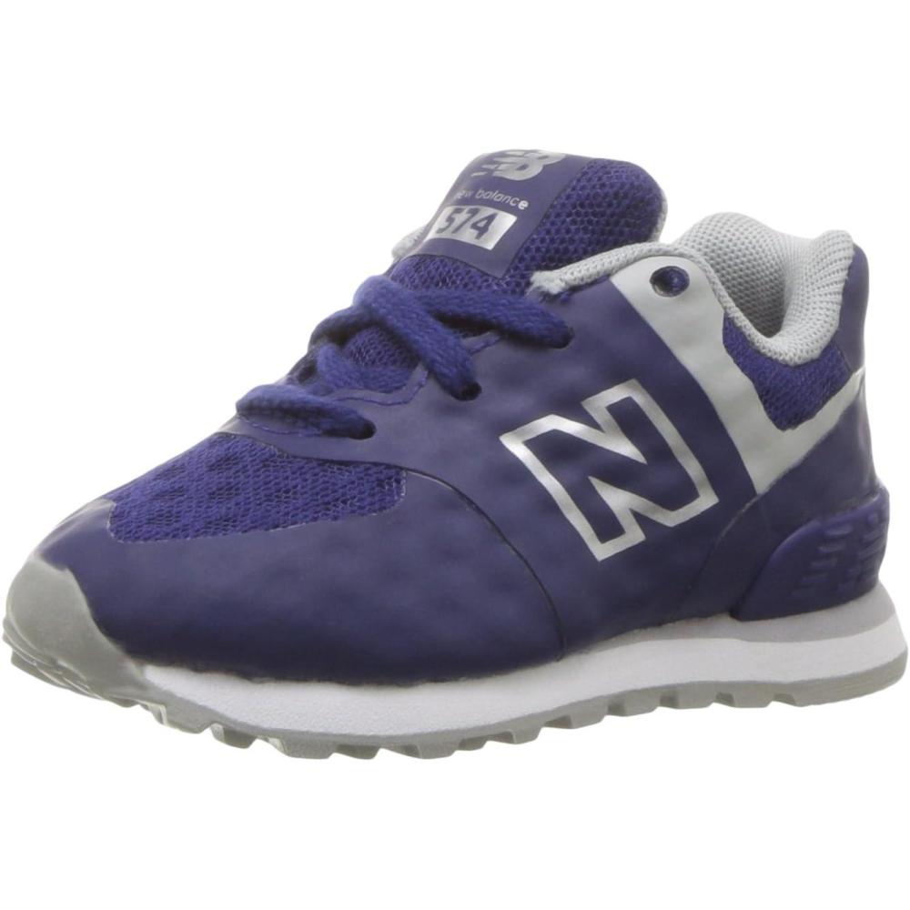 image:imageNew Balance Girls 574 V1 Lace UpNavyWhite