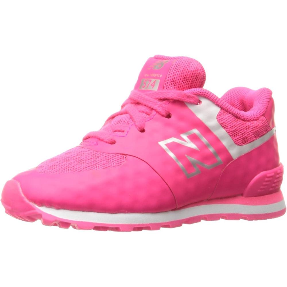 image:imageNew Balance Girls 574 V1 Lace UpPinkSilver