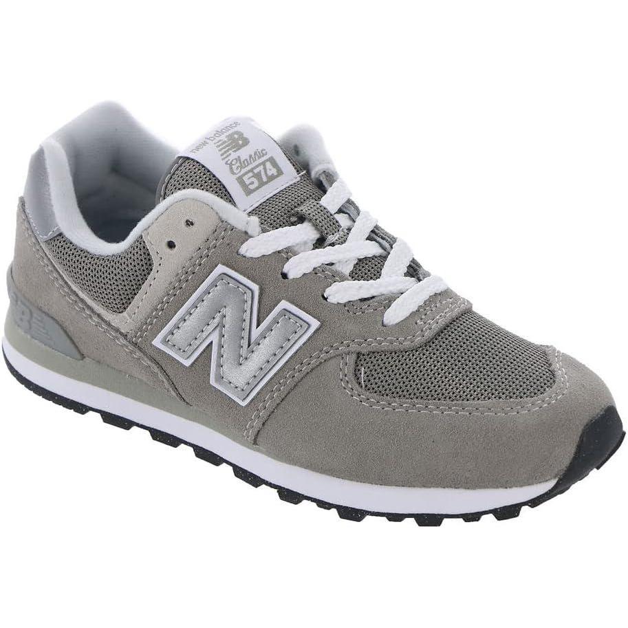 image:imageNew Balance Kids 574 V1 LaceUp SneakersGreyWhite