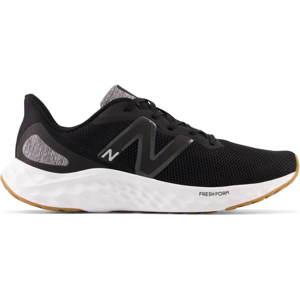 image:imageNew Balance Mens Fresh Foam Arishi V4 Running ShoeBlackSilver MetallicGum 020