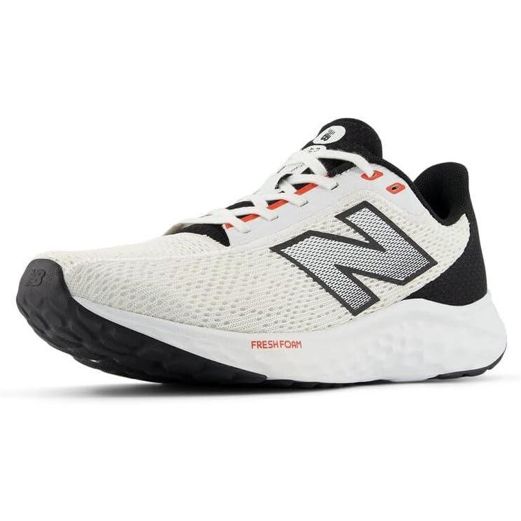 image:imageNew Balance Mens Fresh Foam Arishi V4 Running ShoeWhiteBlackNeo Flame