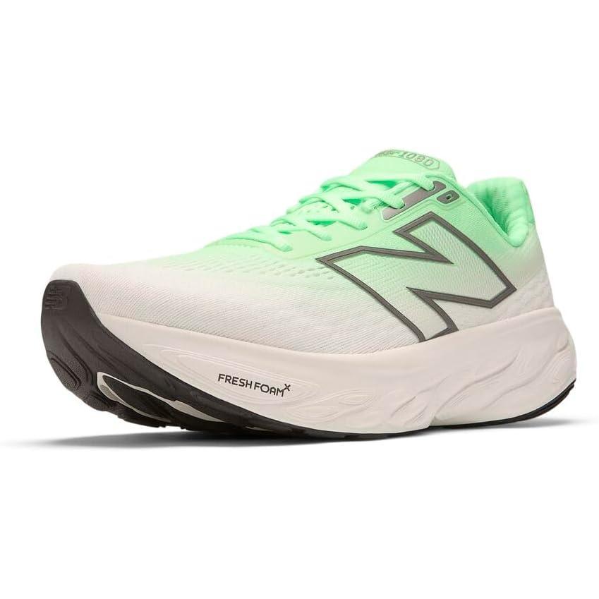 image:imageNew Balance Mens Fresh Foam X 1080 V14 ShoesElectric JadeReflectionDark Silver Metallic