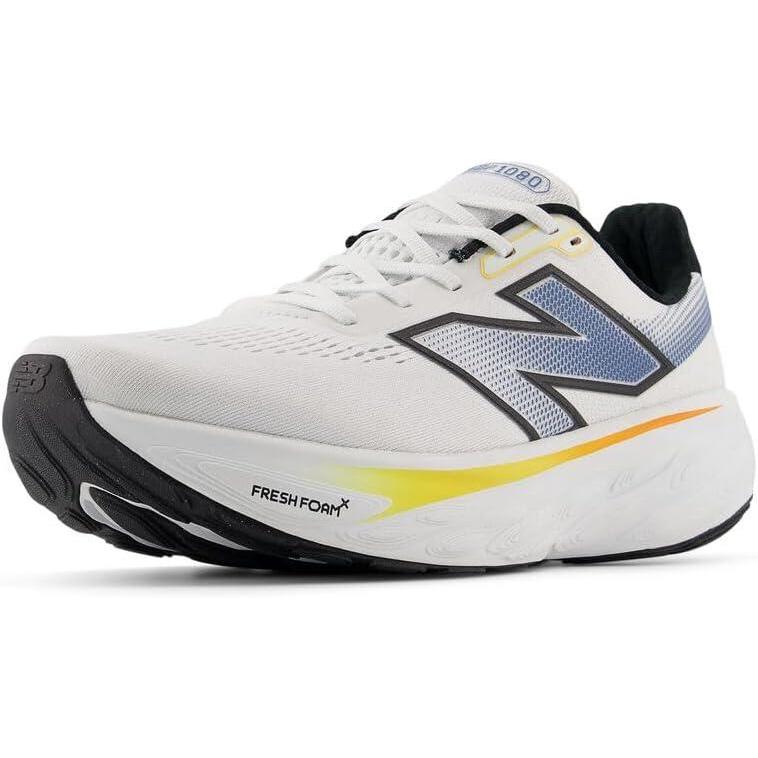 image:imageNew Balance Mens Fresh Foam X 1080 V14 ShoesWhiteBlackSea Stone