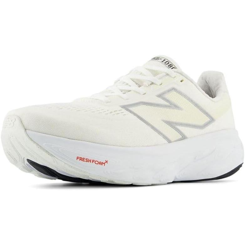 image:imageNew Balance Mens Fresh Foam X 1080 V14 ShoesWhiteSilver MetallicSea Salt