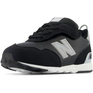 New Balance Baby 515 V1 Hook & Loop Sneakers(Black/Aluminum Grey)