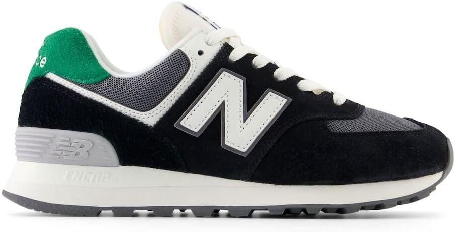 image:imageNew Balance Womens 574 SneakersBlackCastlerockClassic Pine