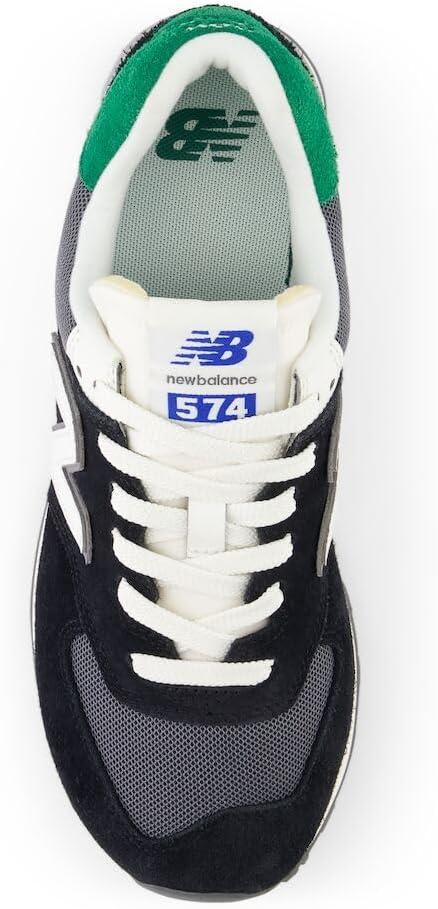 image:imageNew Balance Womens 574 SneakersBlackCastlerockClassic Pine