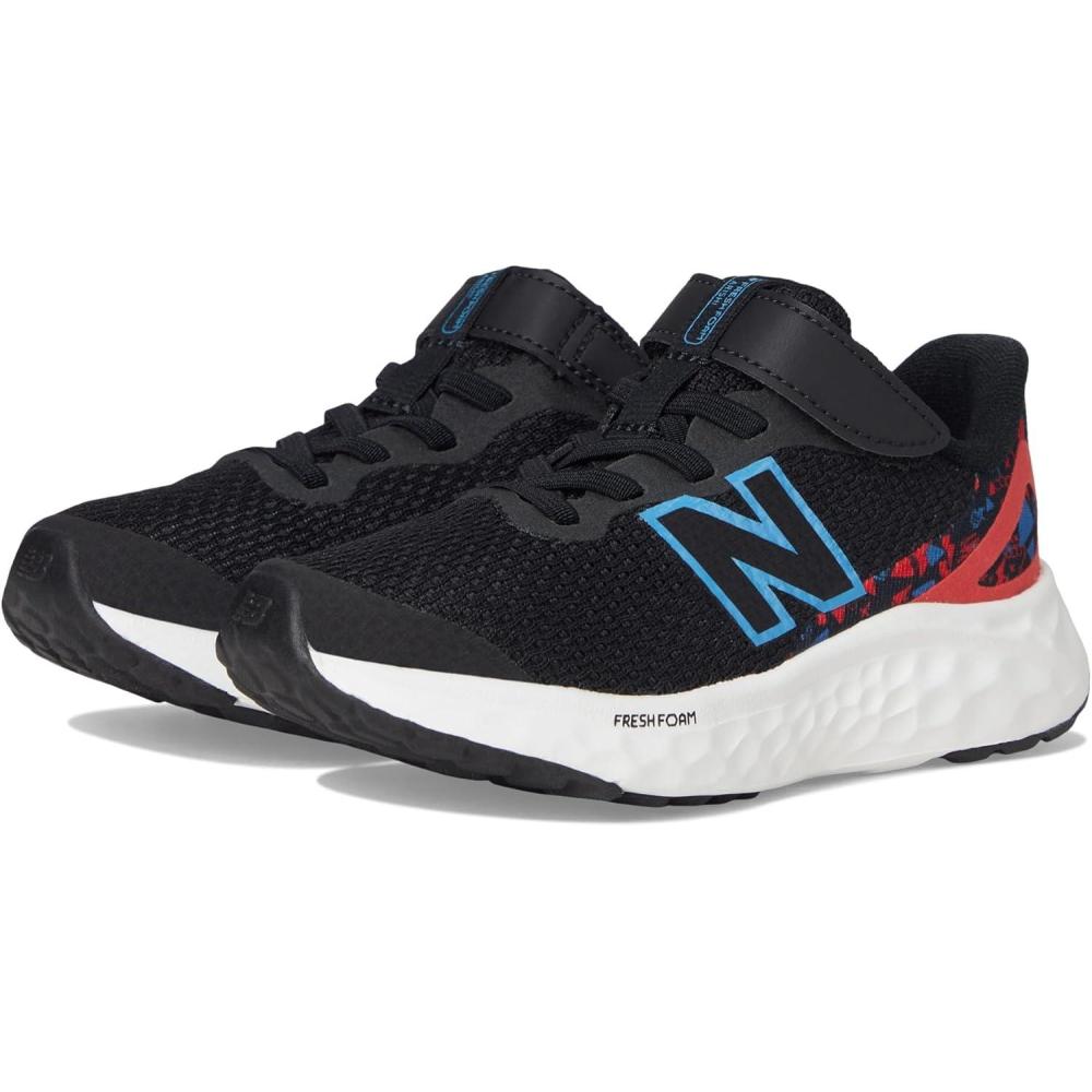 image:imageNew Balance Girls Fresh Foam Arishi V4 Running ShoesBlackAzureBlast Red