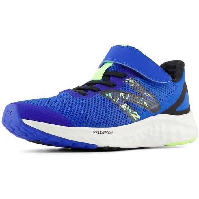 image:imageNew Balance Girls Fresh Foam Arishi V4 Running ShoesBlue OasisBlackBleached Lime Glo