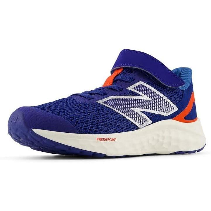 image:imageNew Balance Girls Fresh Foam Arishi V4 Running ShoesInkwellNeo FlameSilver Metallic