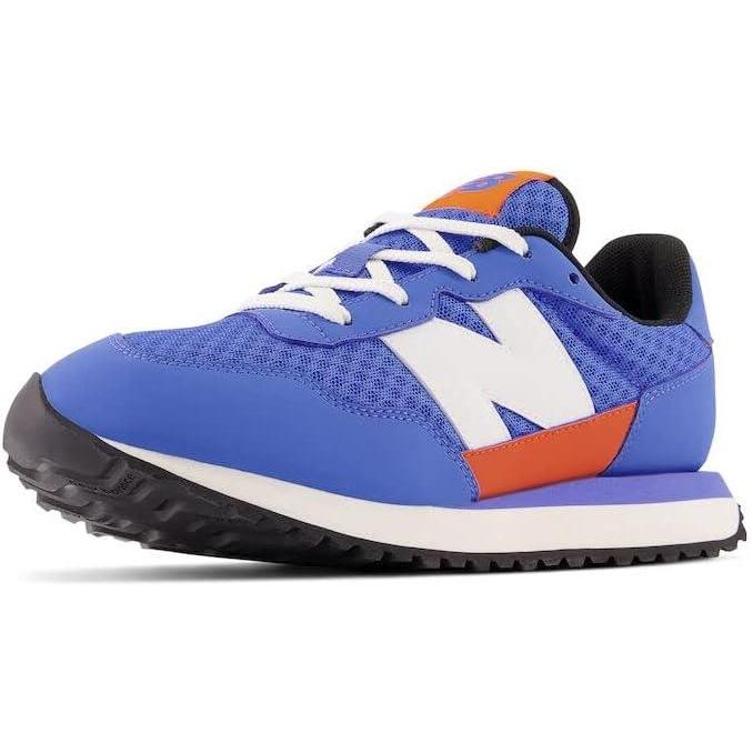 image:imageNew Balance Kids 237 V1 Laceup SneakerBright LapisPoppy