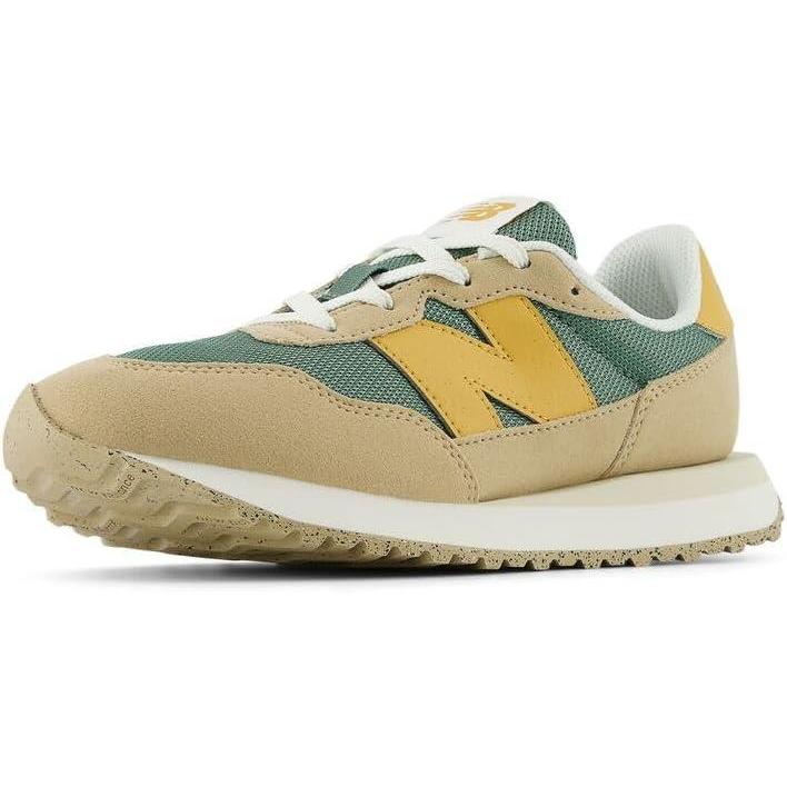 image:imageNew Balance Kids 237 V1 Laceup SneakerDark JuniperDried Apricot
