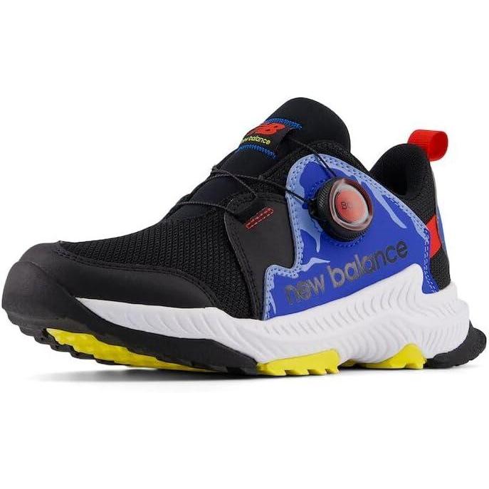 image:imageNew Balance Kids Dynasoft Trail Magic V1 Boa Running ShoeBlackBlue OasisTrue Red