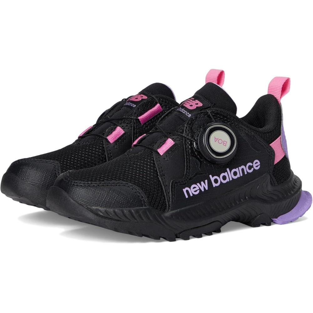 image:imageNew Balance Kids Dynasoft Trail Magic V1 Boa Running ShoeBlackViolet CrushReal Pink
