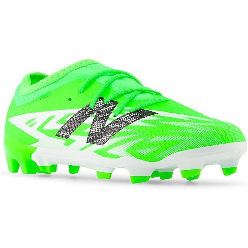 image:imageNew Balance Kids Furon Team Fg V8 Soccer ShoesPixel GreenBlackSilver