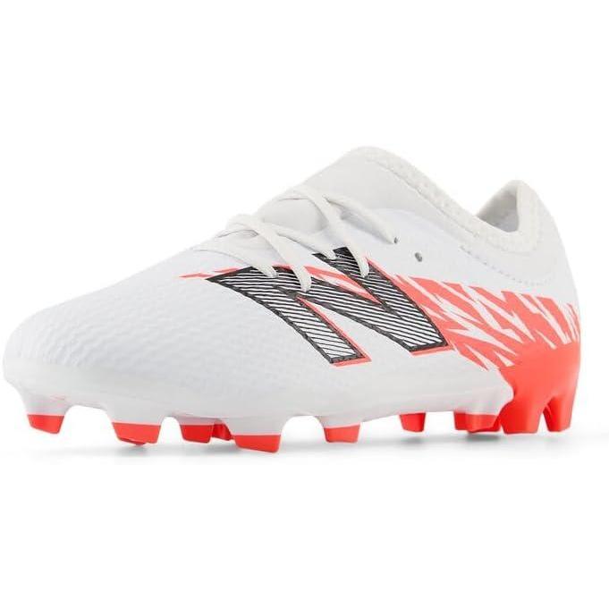 image:imageNew Balance Kids Furon Team Fg V8 Soccer ShoesWhiteEnergy RedBlack