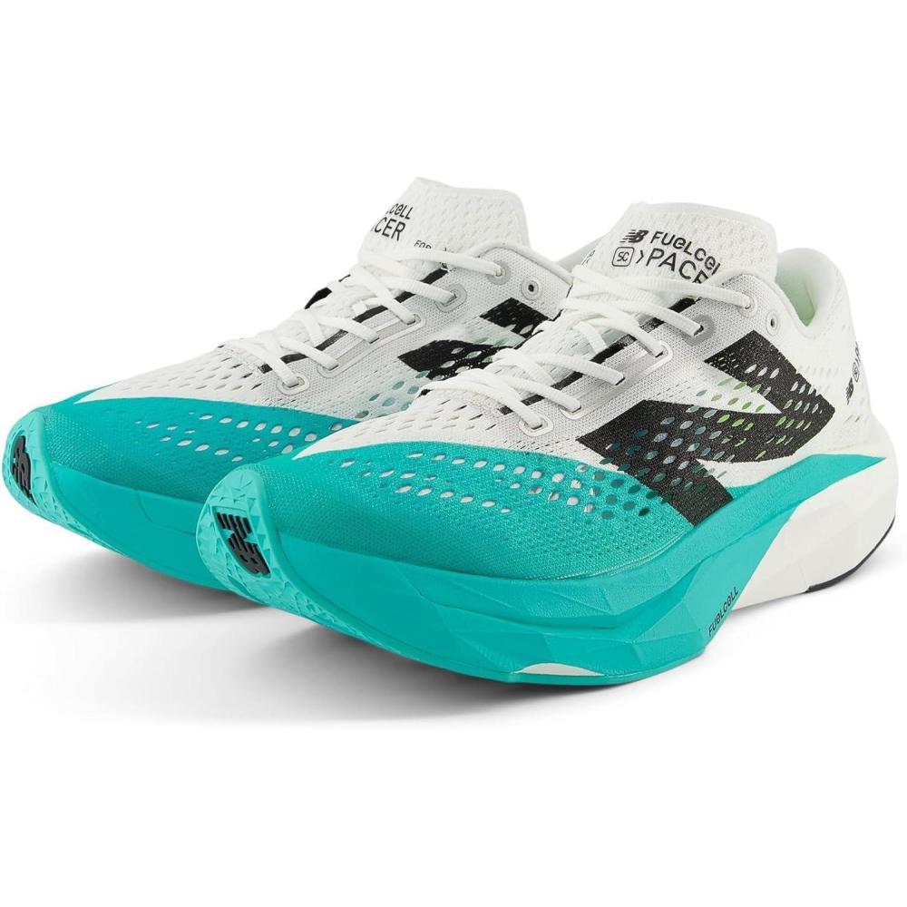 image:imageNew Balance Mens FuelCell Supercomp Pacer V2 Running ShoesCyber JadeWhite