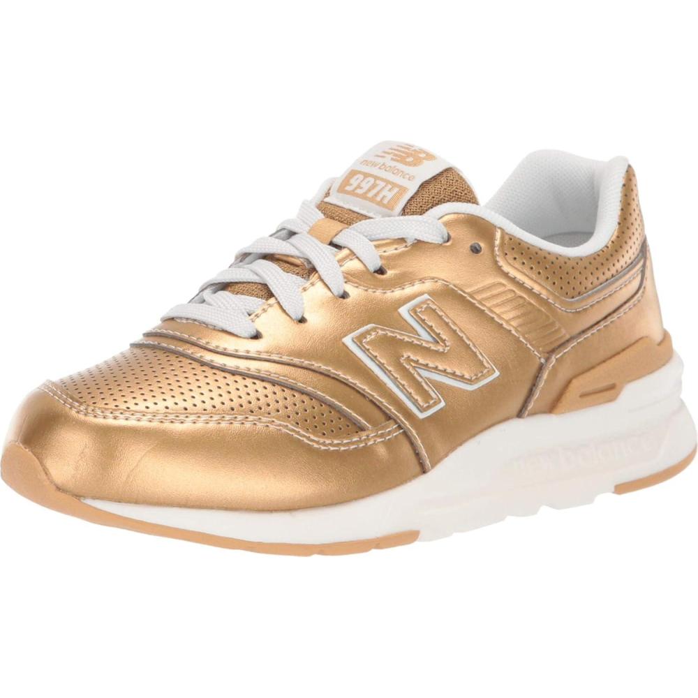 image:imageNew Balance UnisexChild 997h V1 LaceupClassic Gold MetallicSea Salt