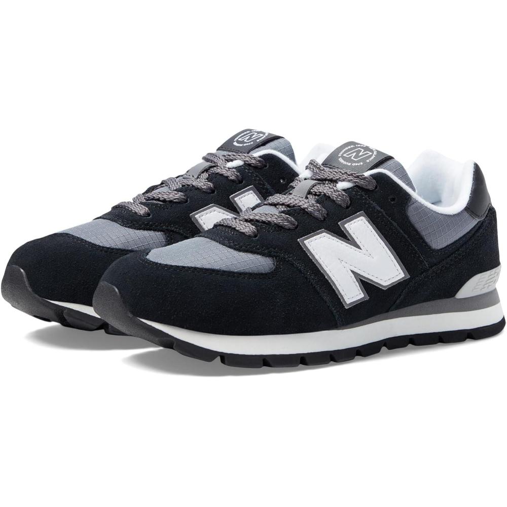 image:imageNew Balance boys Gc574v1 Little KidBig KidBlackWhite