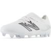 White/Metallic Silver/Black