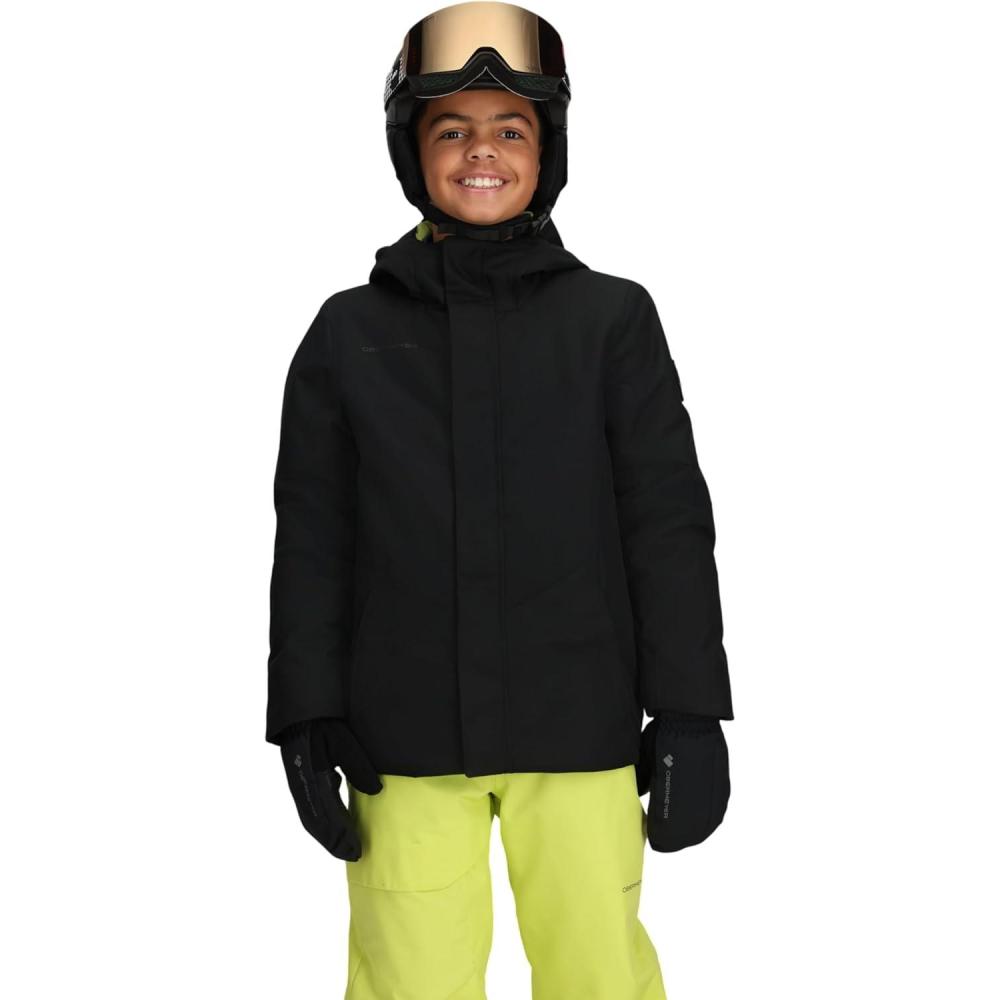 image:imageObermeyer Boys Ryder Ski Jacket Insulated and Waterproof Breathable for Skiing and SnowboardBlack