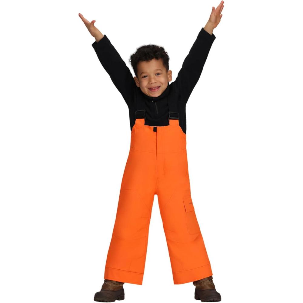 image:imageObermeyer Boys Volt Snow Bib Pants Insulated and Waterproof with Kids IGrow SystemJust Orange