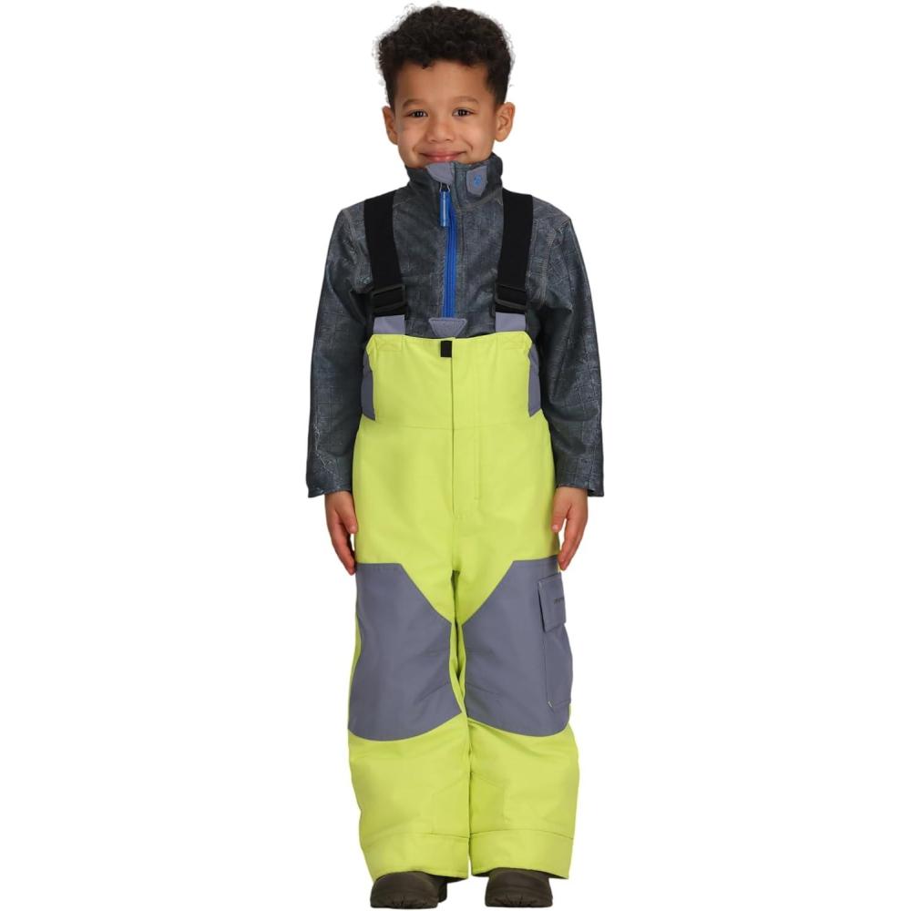 image:imageObermeyer Boys Volt Snow Bib Pants Insulated and Waterproof with Kids IGrow SystemYellow Chameleon
