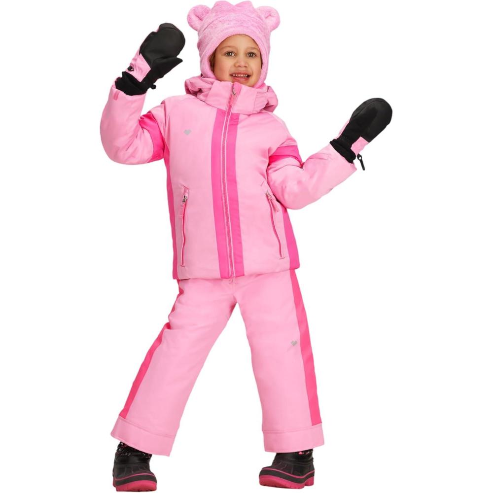 image:imageObermeyer Girls Roselet Ski Jacket Insulated and Waterproof for Snow and SkiingPink Ballet