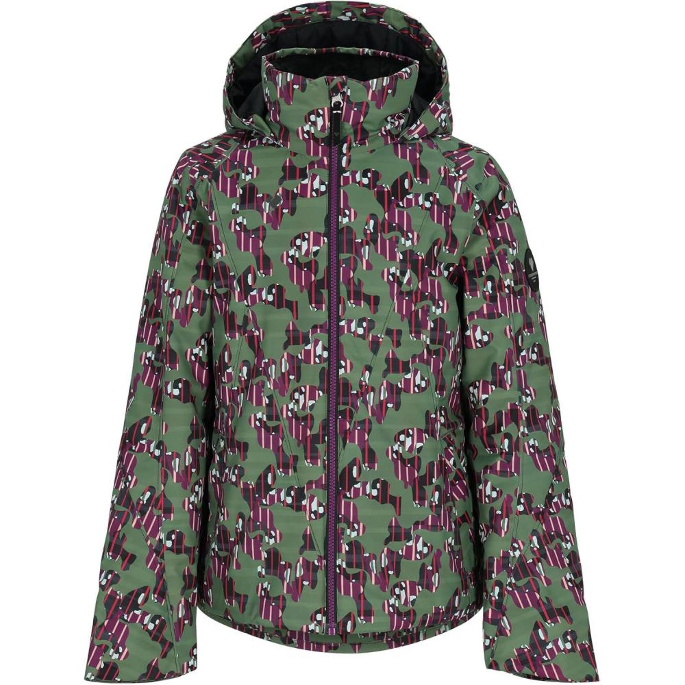 image:imageObermeyer Girls Rylee Print Jacket Big KidCool Camo