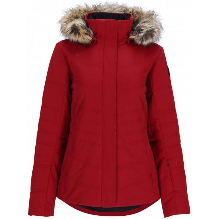 image:imageObermeyer Womens Tuscany II Winter Jacket Insulated and Waterproof Breathable for Snow and SkiRustic Red