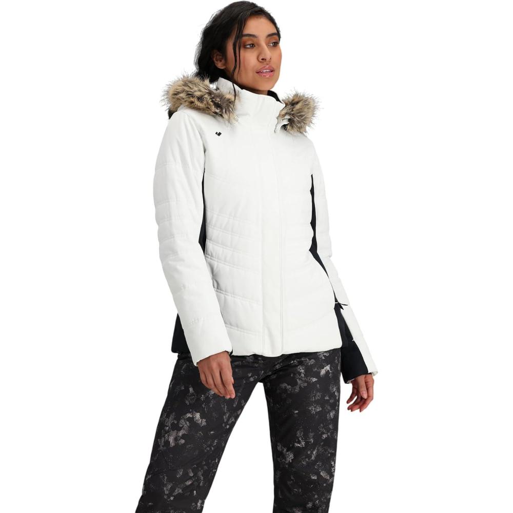 image:imageObermeyer Womens Tuscany II Winter Jacket Insulated and Waterproof Breathable for Snow and SkiWhite