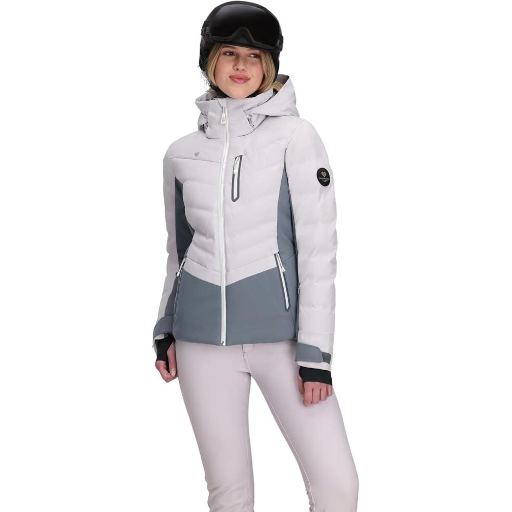 image:imageObermeyer womens Cosima Down JacketGrey Pink Moonlight