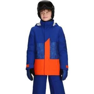 Obermeyer Boys Axel Ski Jacket, Waterproof Breathable, Insulated with 2-way Stretch, Extended Wear System(Blue Midnight Frost)