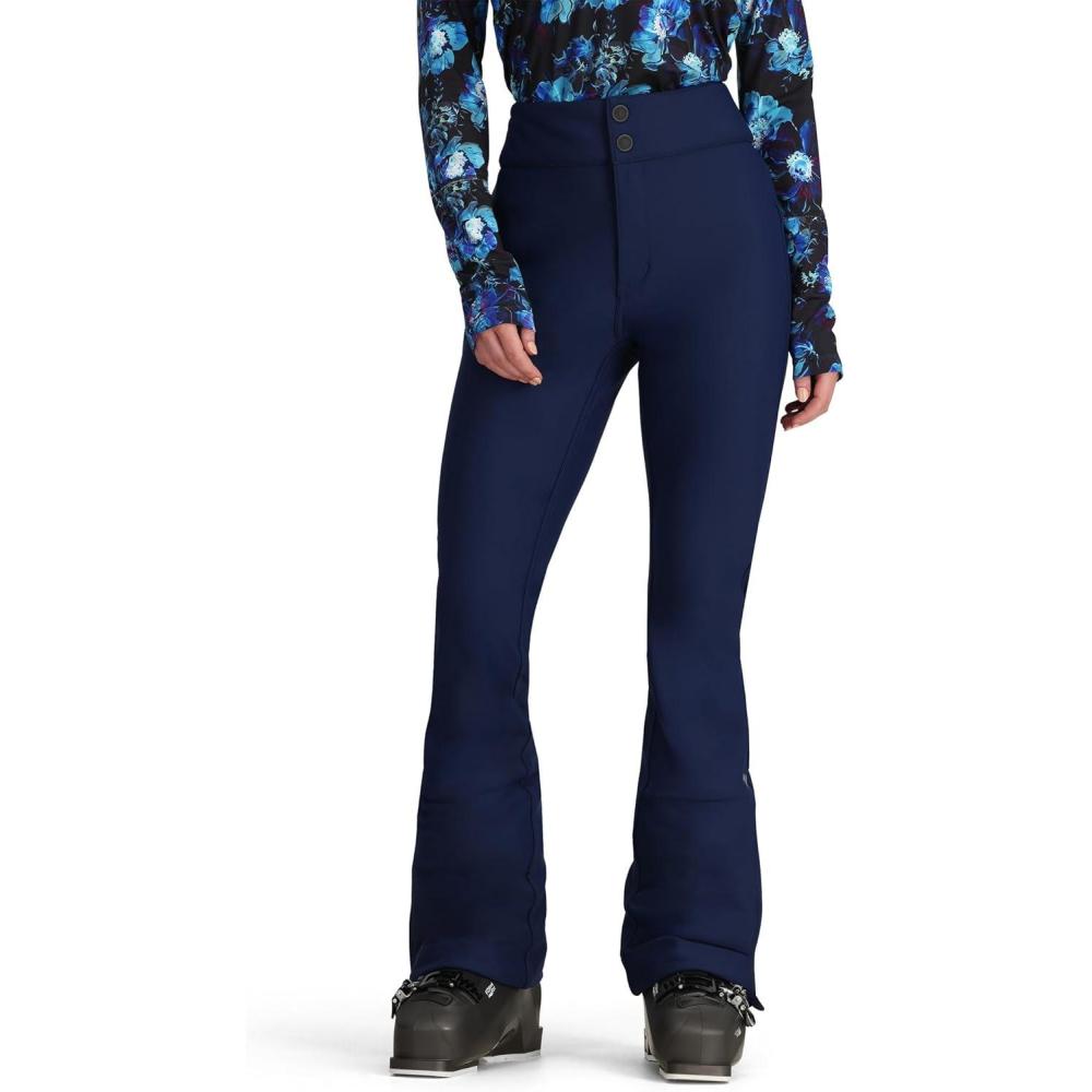 image:imageObermeyer Womens Bond Shell Ski Pants Waterproof Breathable 4Way Stretch Softshell for Snow and SkiingMidnight Navy