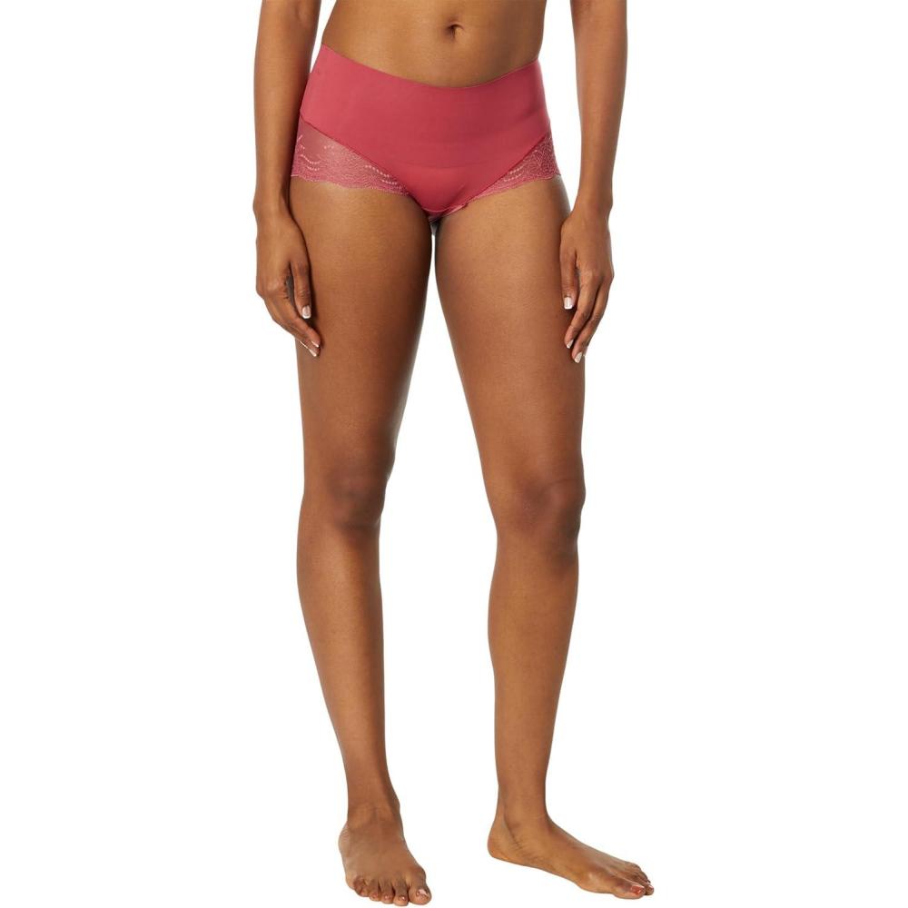 image:imageSPANX smooth Undietectable Lace HiHipster  Core Control  Comfortable Lace Shapewear Underwear  No Visible Panty LinesWild Rose