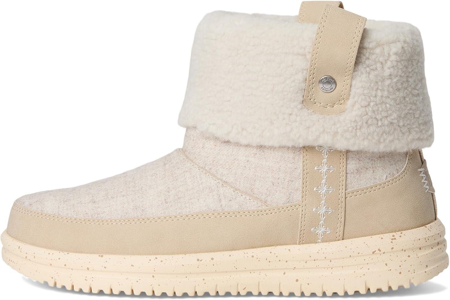 image:imageHEYDUDE womens Camden Cuff Wool CozyTan