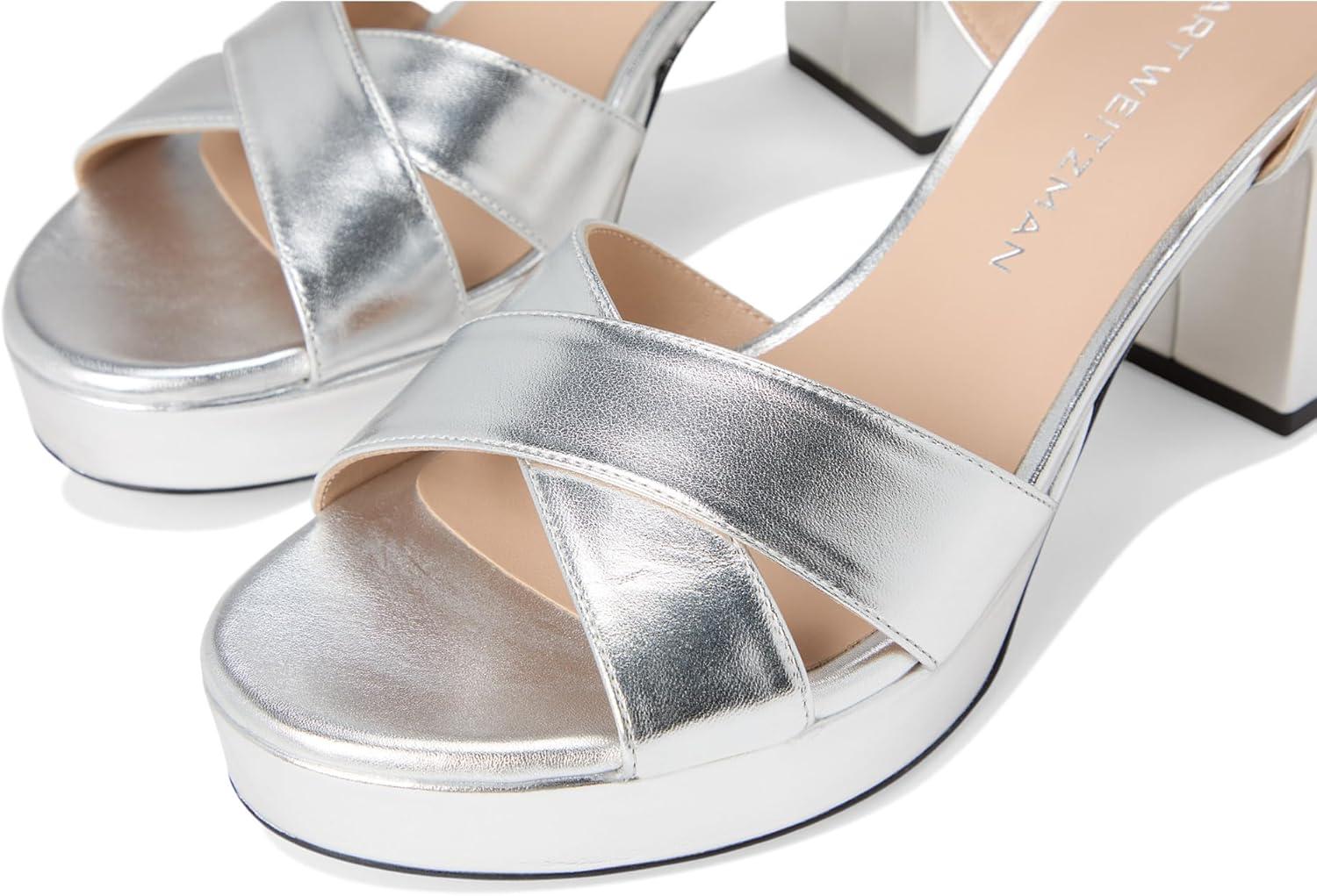 image:imageStuart Weitzman womens Dayna Platform 80Silver