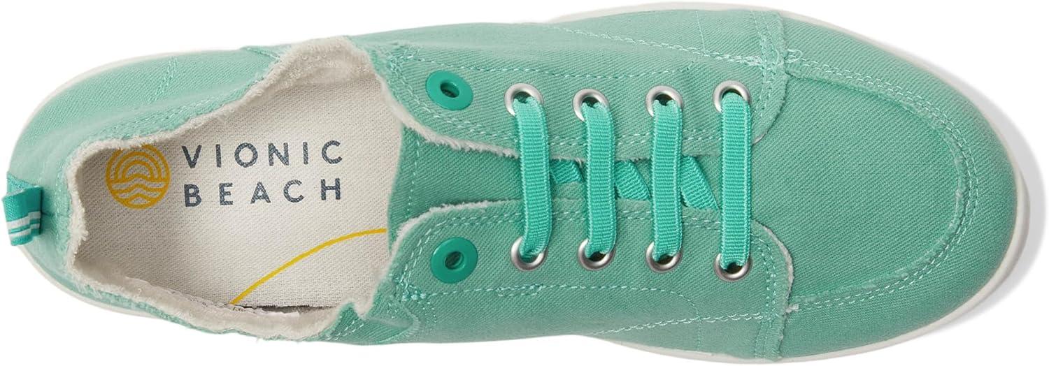 image:imageVionic Pismo Womens Casual Supportive SneakerAqua Green Canvas