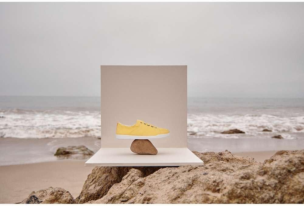 image:imageVionic Pismo Womens Casual Supportive SneakerButter Yellow Canvas