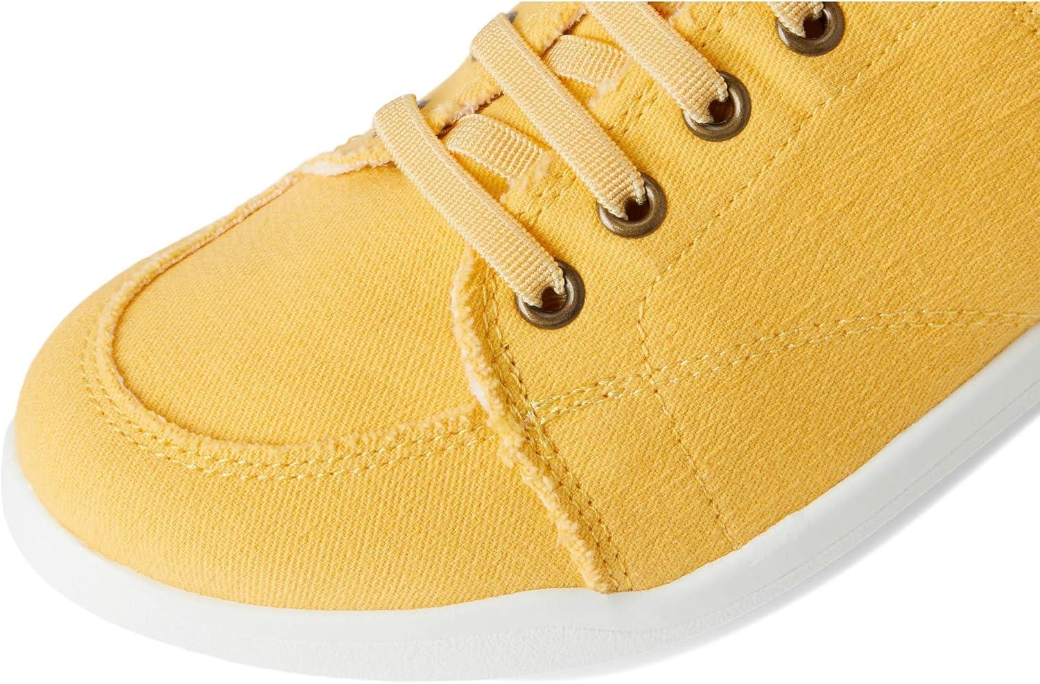 image:imageVionic Pismo Womens Casual Supportive SneakerButter Yellow Canvas