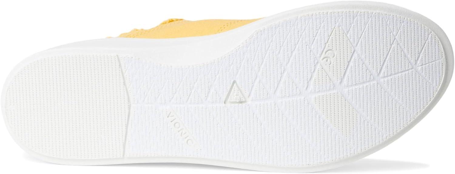 image:imageVionic Pismo Womens Casual Supportive SneakerButter Yellow Canvas