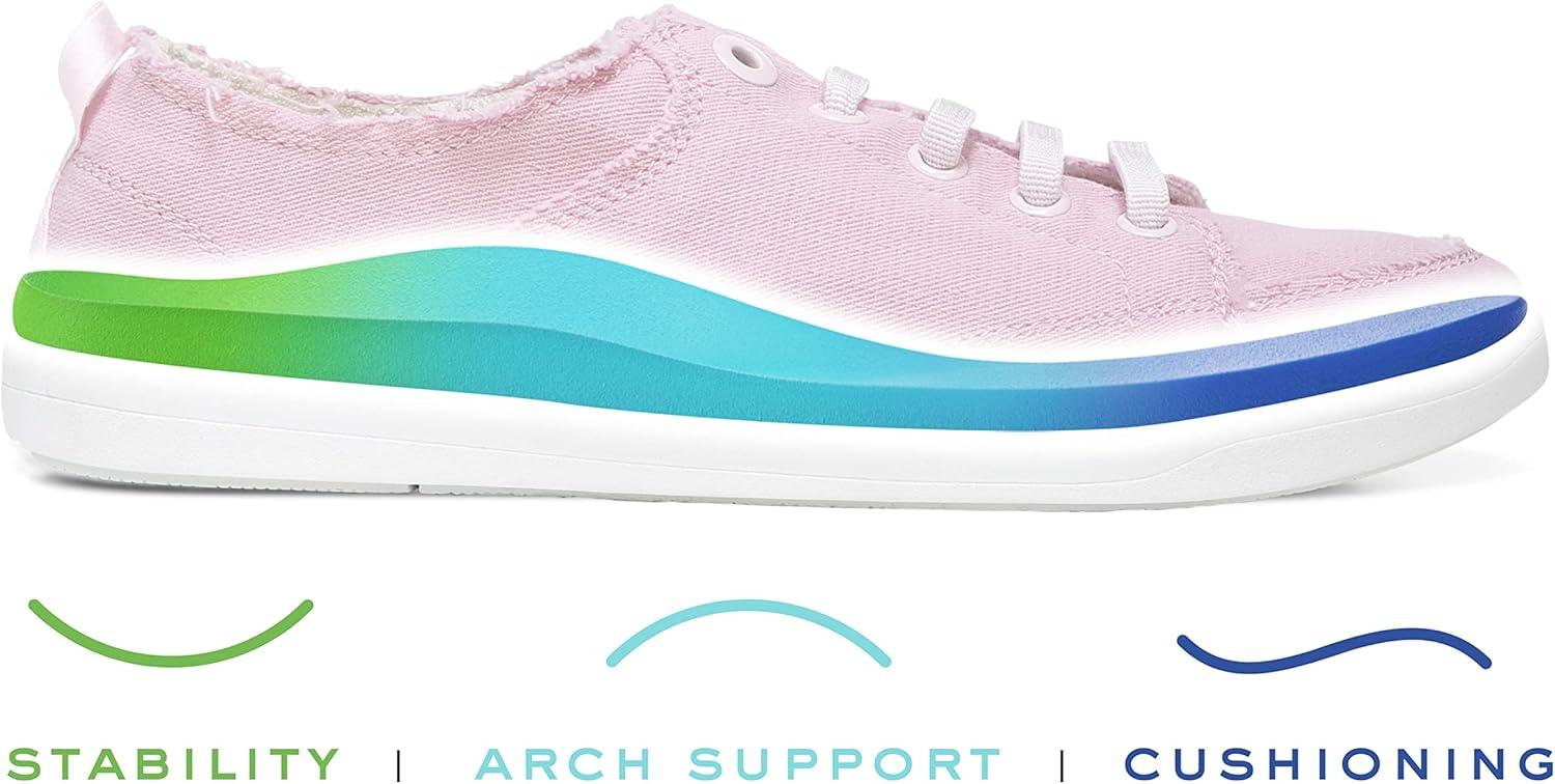 image:imageVionic Pismo Womens Casual Supportive SneakerCameo Pink Canvas