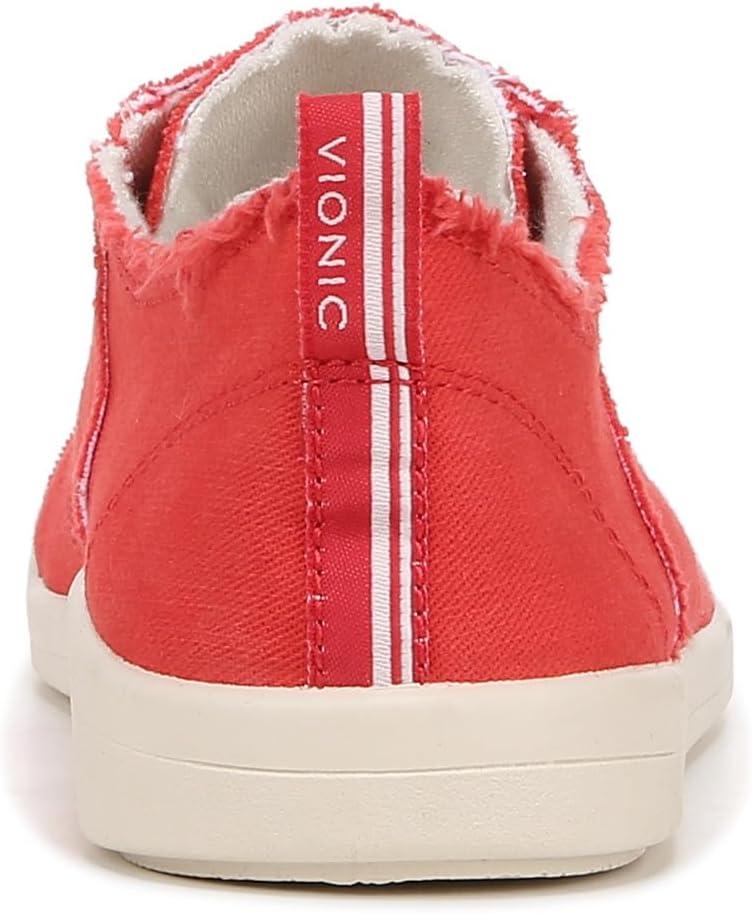 image:imageVionic Pismo Womens Casual Supportive SneakerRed Canvas
