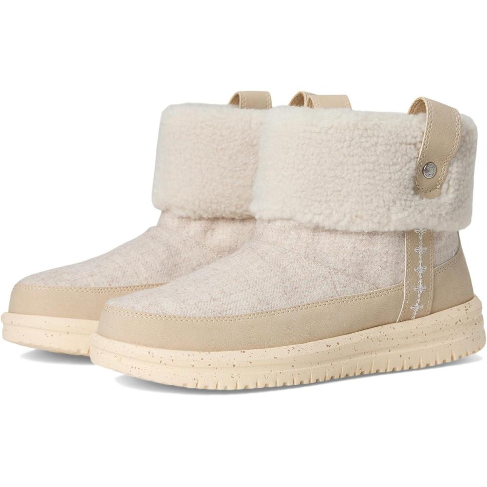 image:imageHEYDUDE womens Camden Cuff Wool CozyTan