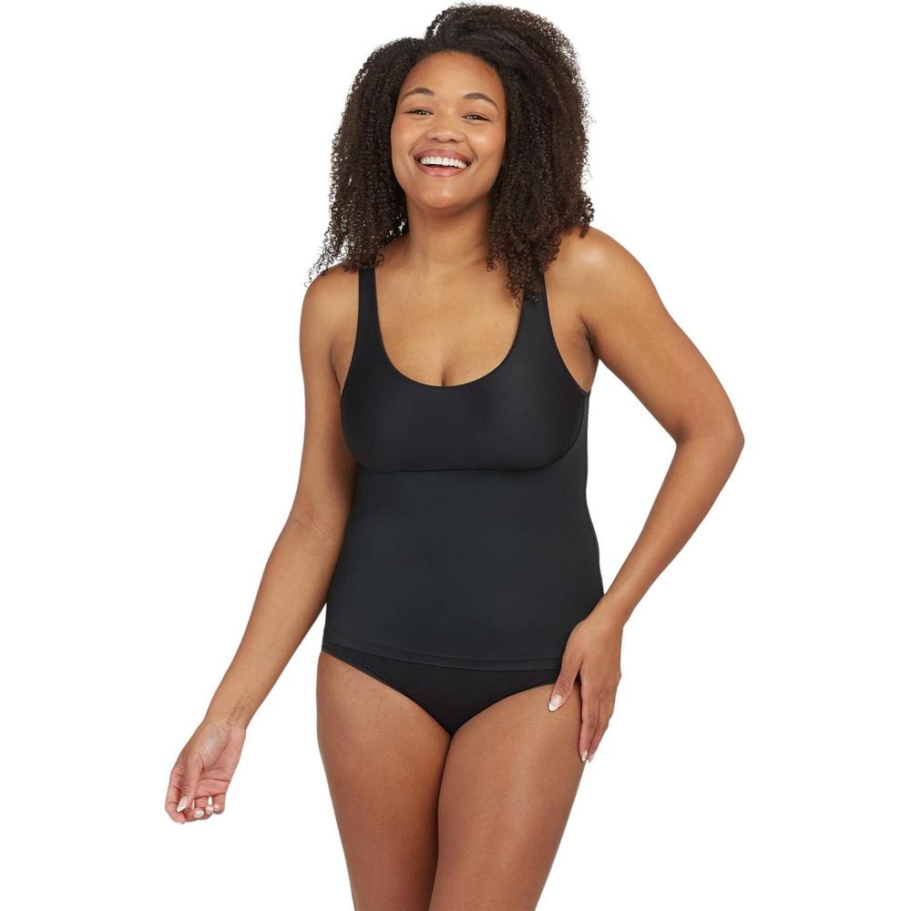 image:imageRed Hot by Spanx Thintuition Tank Very Black XL