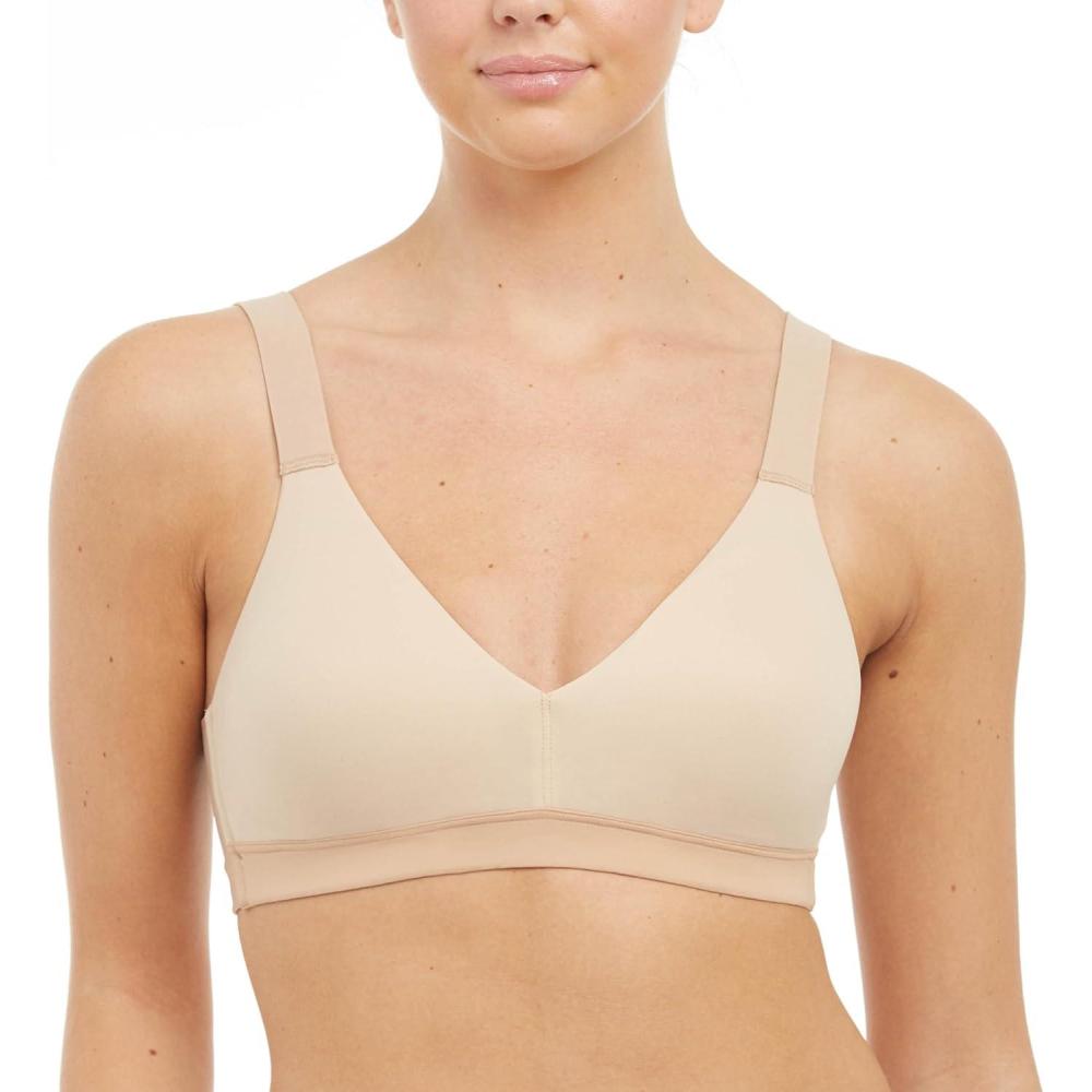 image:imageSpanx Smooth BraLlelujah Lightly Lined Bralette  WireFree  Comfortable Support  Wireless Bra  DigFree StrapsNaked 20