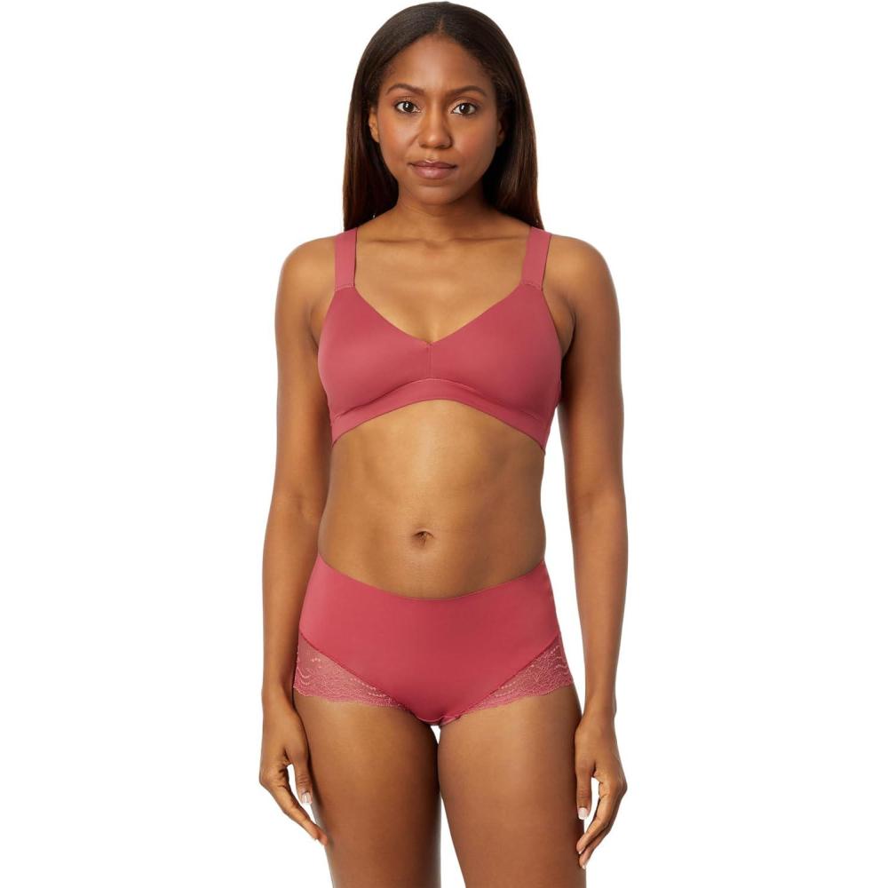 image:imageSpanx Smooth BraLlelujah Lightly Lined Bralette WireFree Comfortable Support Wireless Bra DigFree StrapsWinter Rose