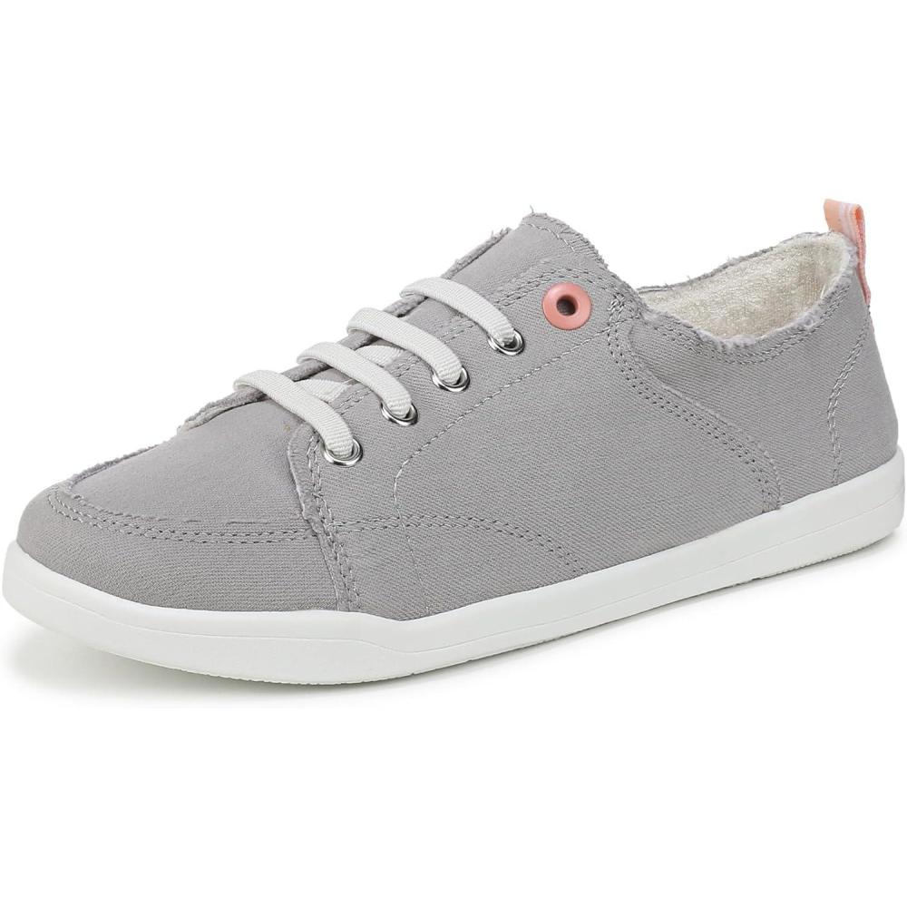 image:imageVionic Pismo Womens Casual Supportive SneakerLight Grey Canvas